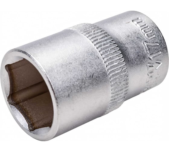 Изображение товара Головка торцевая 6-гранная (17 мм; 1/2DR; L 38 мм) ROCKFORCE RF-54517(11671)