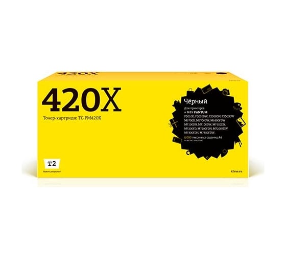 Изображение товара Лазерный картридж T2 (TL-420) для P3010, 3300, M6700, 6800, 7100, 7200, 7300, черный TC-PM420X