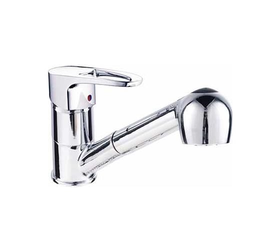 Изображение товара Одноручный смеситель для кухни Ligeya L6021 с выдвижной лейкой ТТ000014666