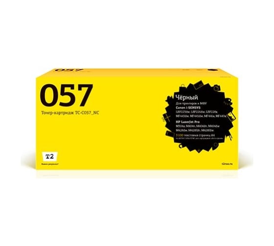 Изображение товара Картридж T2 (CF259A/057/3009C002) для Canon i-SENSYS LBP223, 226, 228, MF443, 445, 446, HP Pro M304, 404, 428 (3 100 стр.) черный, БЕЗ ЧИПА TC-C057_NC