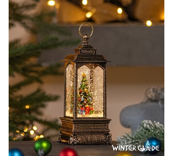 Изображение товара Новогодний фонарь Winter Glade Ёлочка F20- F20-2