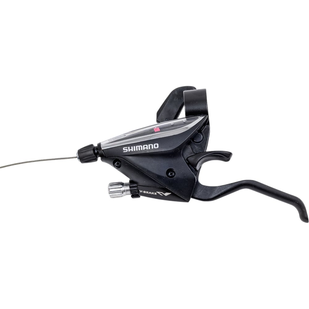 Шифтер/ручка тормоза Shimano ST-EF65-L 3sp, левая, 3-передачи, трос 1750мм, черный HQ-0013893