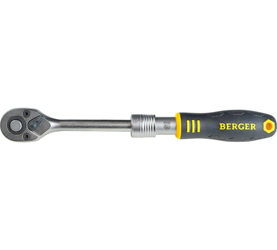Изображение товара Трещотка телескопическая 1/4", 150-200 мм, 72 зубца Berger BG BG2183