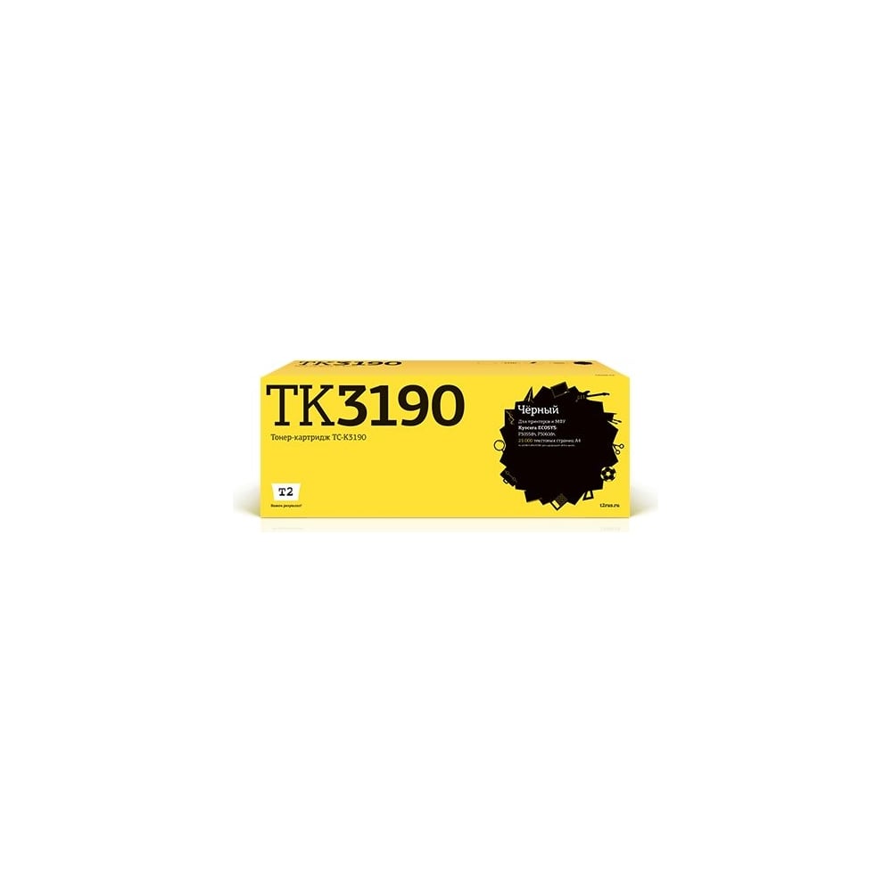 Тонер-картридж для Kyocera P3055dn, P3060dn T2 сервисный комплект для p3050dn p3055dn p3060dn kyocera