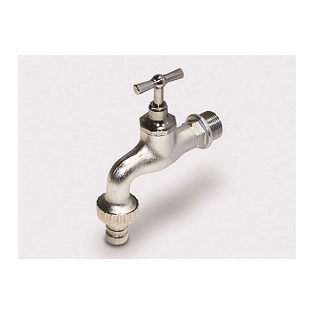 Кран Tiemme вентильный сливной 1/2" (хром) 2580002/2585C