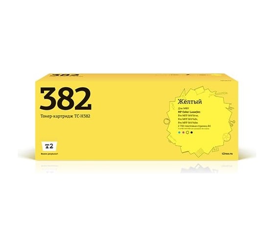 Изображение товара Картридж T2 для HP Color LaserJet Pro M476nw, M476dn, M476dw, 2700 страниц, желтый, с чипом TC-H382