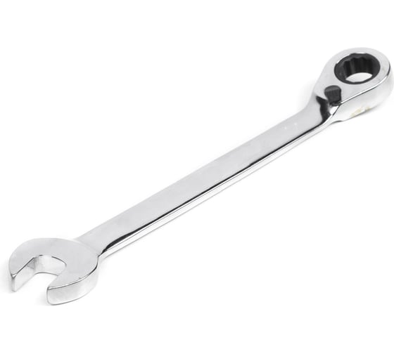 Изображение товара Комбинированный трещоточный реверсивный ключ 11х11 хром HORTZ HOR 118793