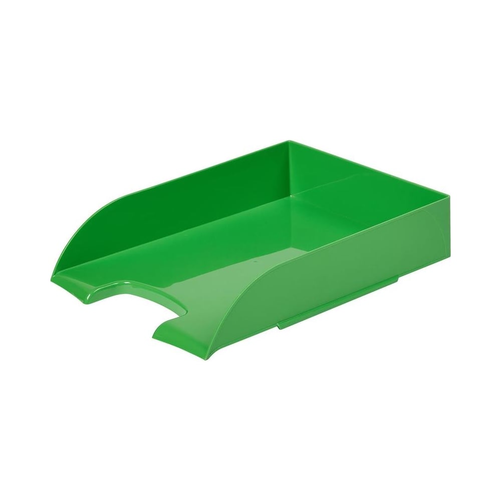 Изображение товара Горизонтальный лоток Комус модерн цвет лайм для организации документов