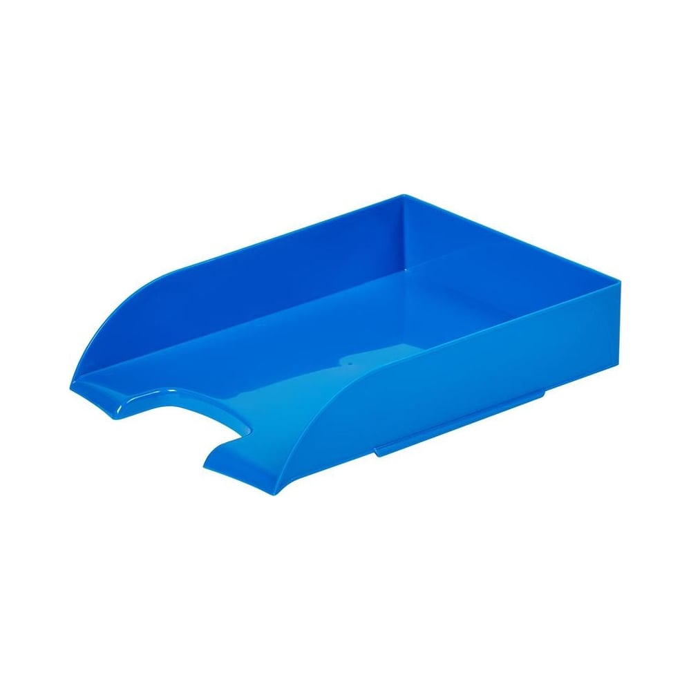 Изображение товара Горизонтальный лоток Комус Модерн синий ЛТ472АЕ для организации офиса