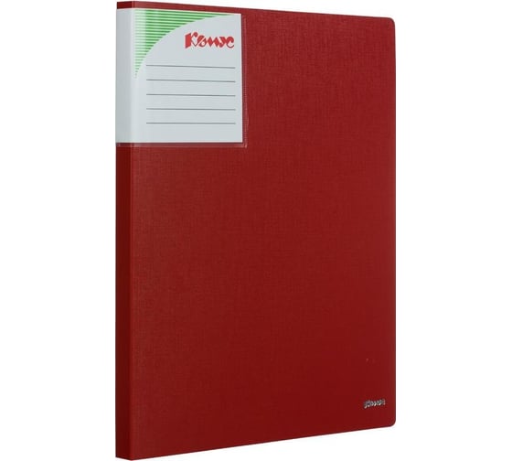 Изображение товара Папка с зажимом Комус шелк красная 328020