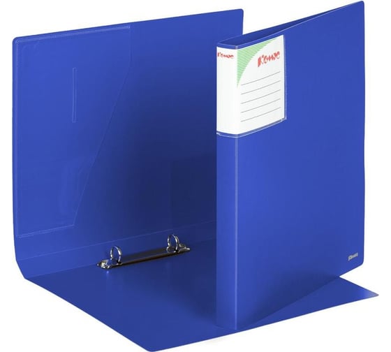 Изображение товара Папка на 2-х кольцах Комус шелк 25 мм, синяя 328030