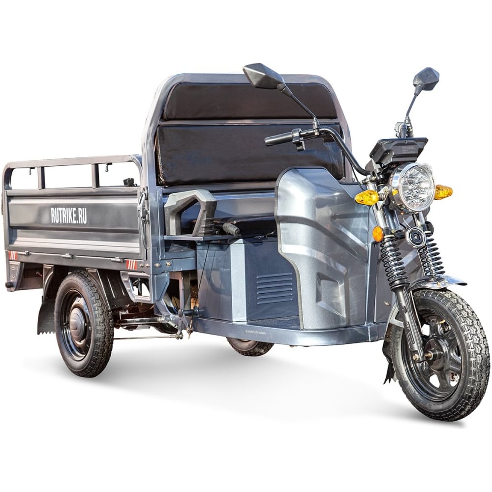 Изображение товара Грузовой электротрицикл Rutrike Мастер 1500 60V1000W серый для грузоперевозок