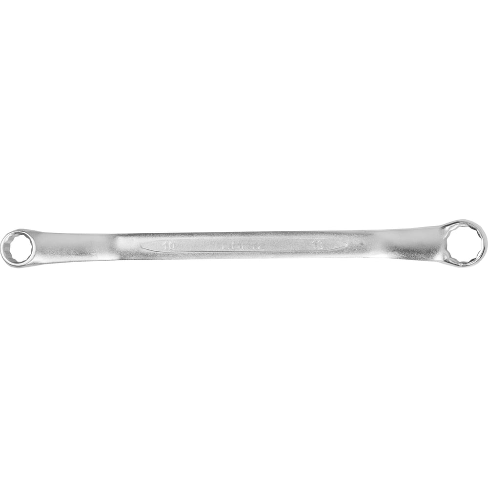 Изображение товара Накидной двусторонний ключ 10x13 мм хромированный HORTZ HOR 102171