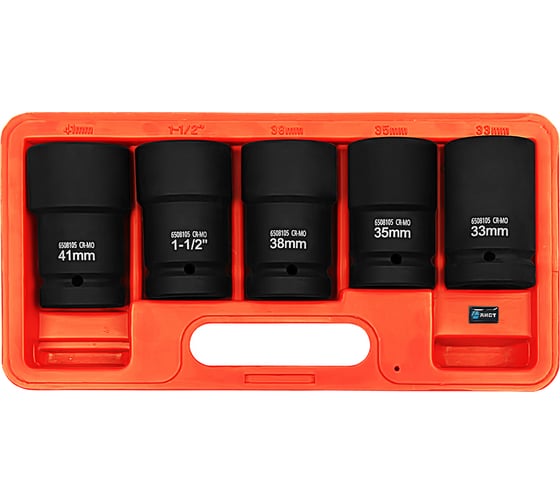 Изображение товара Набор головок глубоких ударных 1", 5 предметов AIST 6508105 00-00005948