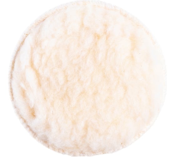 Изображение товара Насадка-овчина с поролоном полировочная, с липучкой, 125 мм, 2 шт  АвтоDело 44066 10217