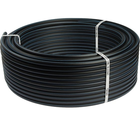 Изображение товара Труба ПЭ ГОСТ для питьевого водоснабжения(синяя полоса) РемоКолор SDR 11 PN16, 20x2мм, бухта 50м., (шт.) 67-1-120