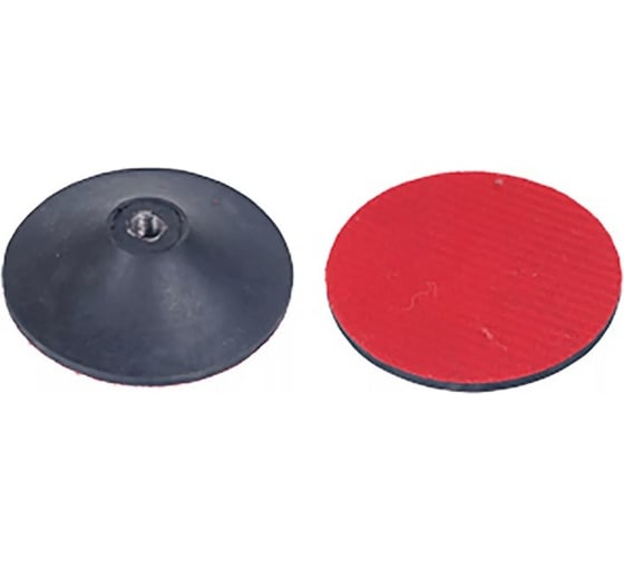 Изображение товара Тарелка опорная цельнорезиновая с липучкой, 125 мм, 10000 об/мин АвтоDело 44056 11730