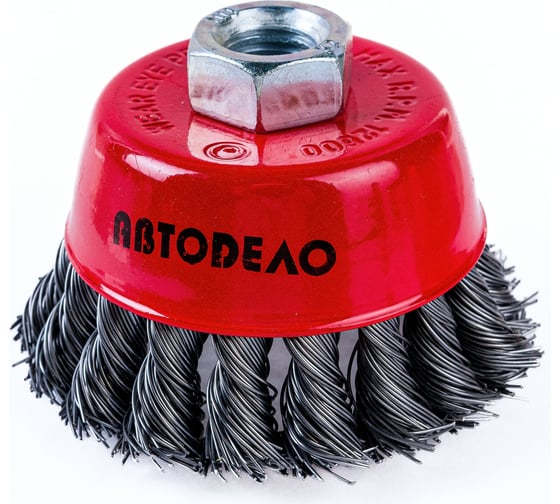 Изображение товара Щетка зачистная для УШМ торцевая 75 мм, М14х2, витая АвтоDело 44049 11380
