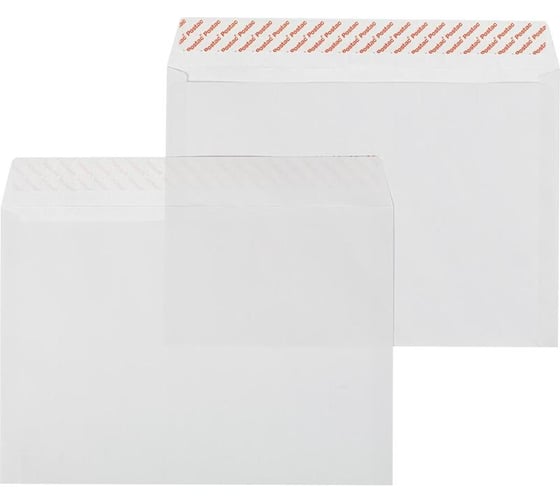 Изображение товара Конверт Комус белый С4 стрип 229x324 мм, 100 г, 500 штук 1153861