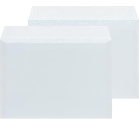 Изображение товара Конверт Комус белый С5 стрип 162x229 мм, 80 г, 1000 штук 163083