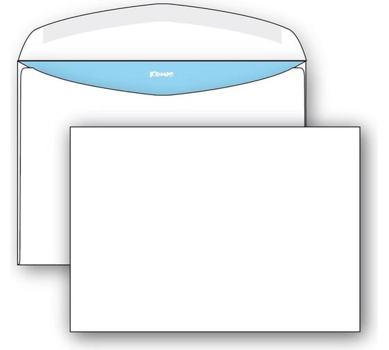 Изображение товара Конверт Комус С5 декстринавтомат 162x229 мм, 80 г, 1000 штук 163091