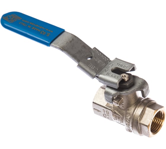 Изображение товара Шаровой кран с выхлопным отверстием в шаре RUB 3/8 DN10 PN14, ВР-ВР, серия BOLOGNA S.93, ручка S93C00