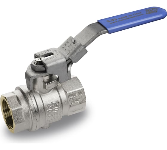 Изображение товара Шаровой кран с выхлопным отверстием в шаре RUB BOLOGNA 1/4 DN8 PN14, ВР-ВР, S.93, ручка S93B00