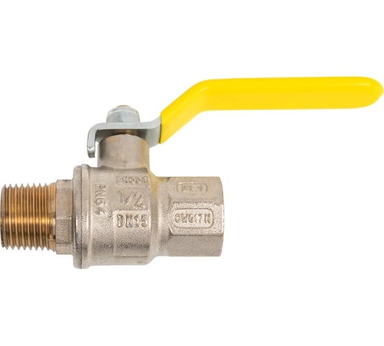 Изображение товара Газовый кран Tiemme 1/2" ВН шаровой (ручка) Uragano  2201G0704 2210012
