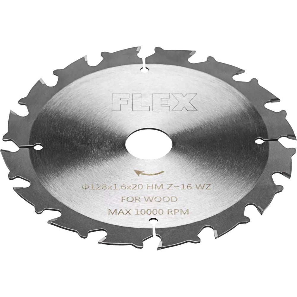 Изображение товара Пильный диск для дерева 128x1.6x20 мм, 16 зубьев, WZ FLEX