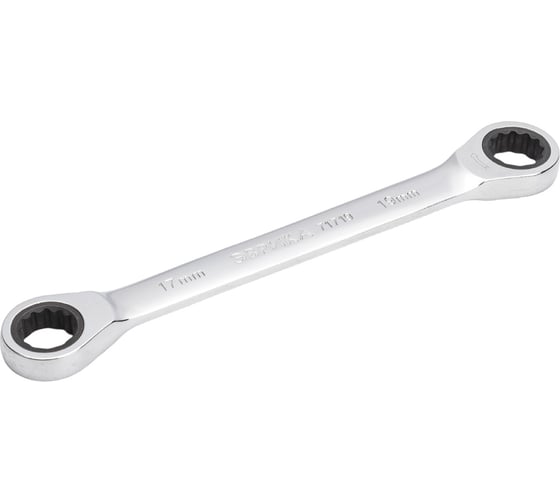 Изображение товара Ключ накидной трещоточный Эврика 17х19мм на держателе ER-71719H