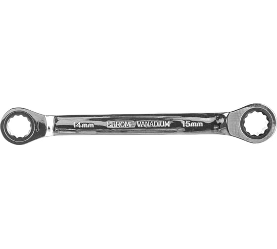 Изображение товара Ключ накидной трещоточный Эврика 14х15мм на держателе ER-71415H