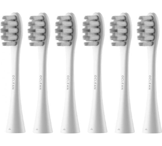 Изображение товара Комплект насадок Oclean Для чувствительных десен P1S12 W06 (6 шт, Белый) 6970810552263