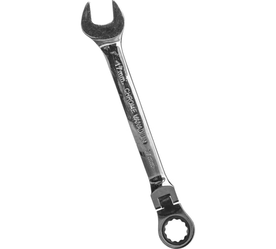 Изображение товара Ключ комбинированый трещоточный шарнирный Эврика 17мм ER-61017H 977048