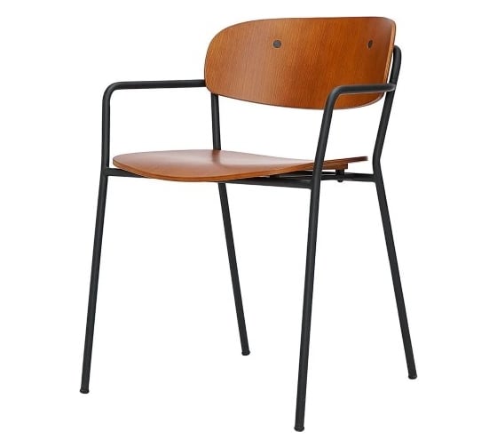 Изображение товара Стул Bergenson Bjorn с подлокотниками Torfrid, орех BB0000101