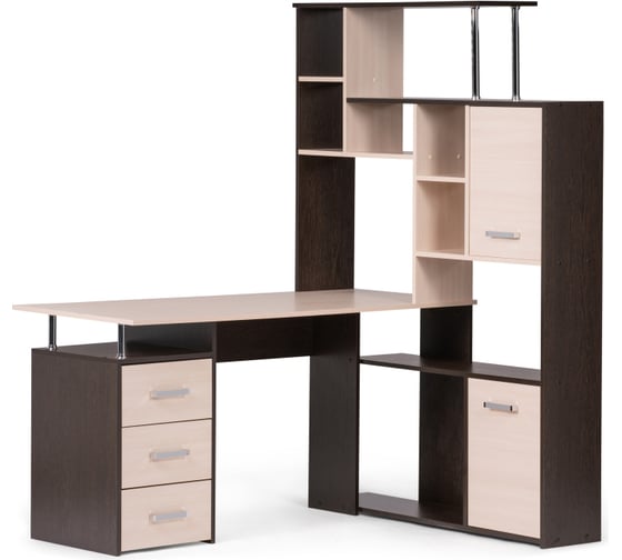 Изображение товара Стол Woodville кс-15 венге / дуб молочный правый 295292