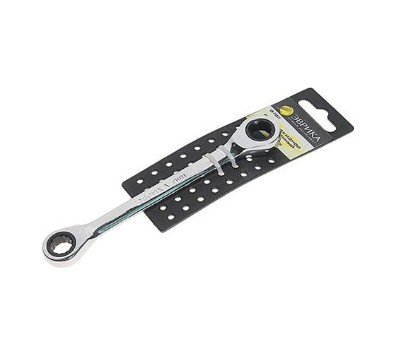 Изображение товара Ключ накидной трещоточный Эврика 8х9мм на держателе ER-70809H