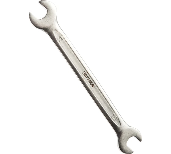 Изображение товара Ключ рожковый Эврика 10x11мм Chrome vanadium на держателе ER-51011