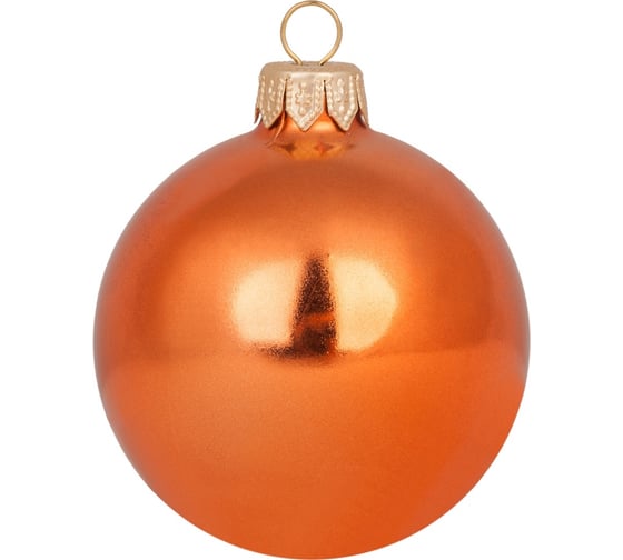 Изображение товара Набор новогодних шаров MOROZCO 75мм, 4шт, бронза глянец ТН75108