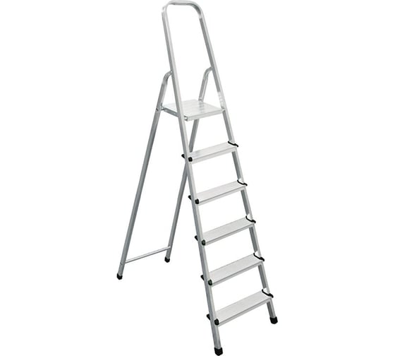 Изображение товара Алюминиевая 6-ступенчатая стремянка Biber 98006 тов-071390