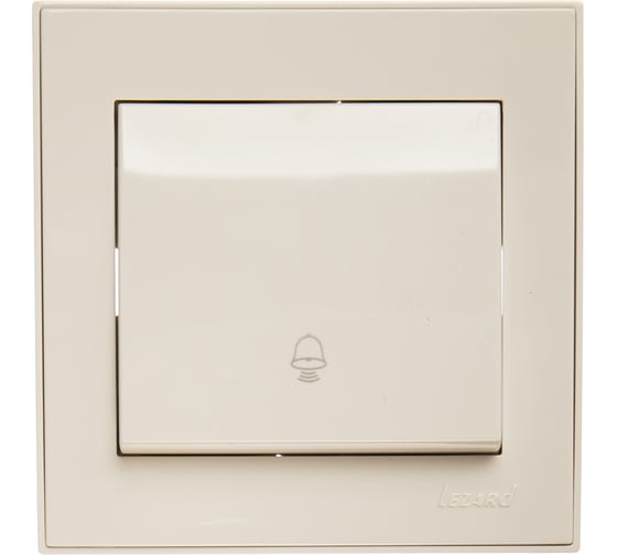 Изображение товара Кнопка звонка LEZARD RAIN белый 703-0202-103