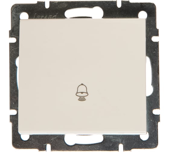 Изображение товара Кнопка звонка LEZARD RAIN белая 703-0288-103