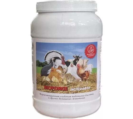 Изображение товара Активатор биоактиватор для ускоренного компостирования навоза и помета 1700 г BIOFORCE BD-056
