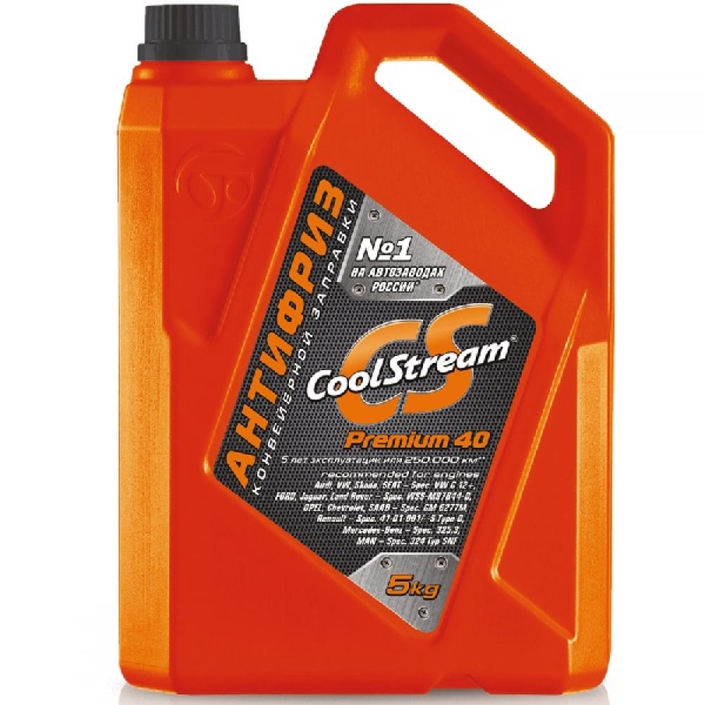 фото Антифриз coolstream premium 40 оранж. cs-010102