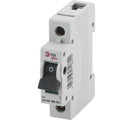 Изображение товара Выключатель нагрузки ЭРА Pro ВН-32 1P 40A Б0031922