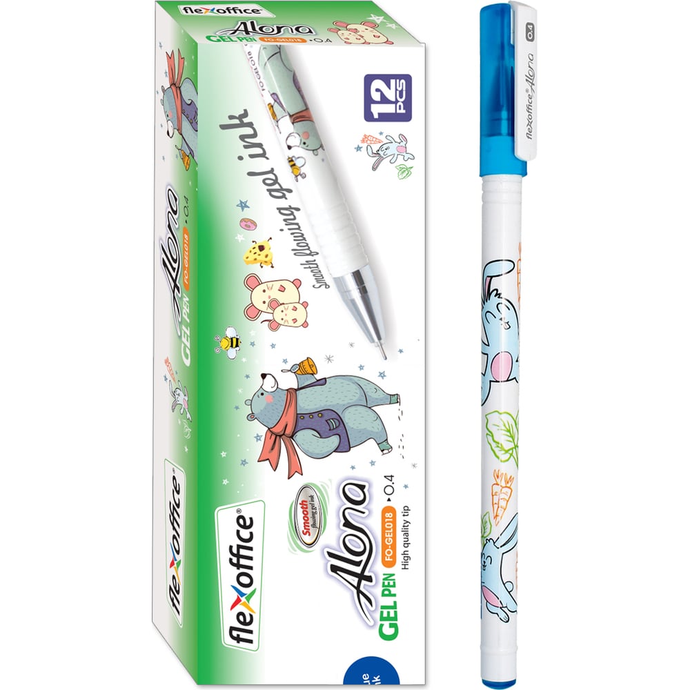 Гелевая ручка Flexoffice ручка гелевая erichkrause g star classic узел 0 5 мм грип чёрная