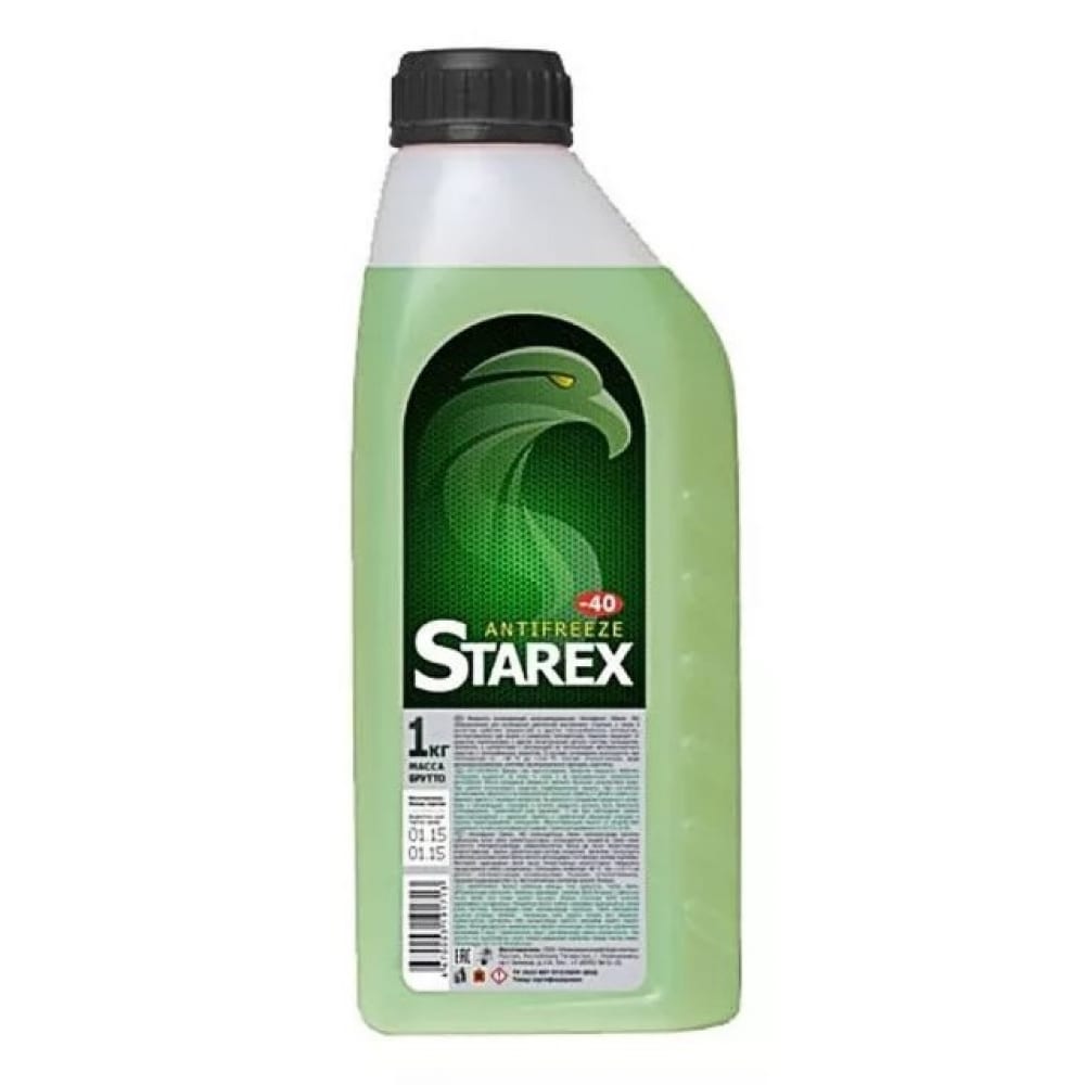Антифриз STAREX антифриз aga 1 кг зеленый 048z