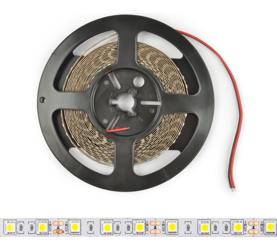 Изображение товара Гибкая светодиодная лента Uniel ULS-M22-5050-30LED/m-10mm-IP20-DC12V-7,2W/m-5M-4000K UL-00004369