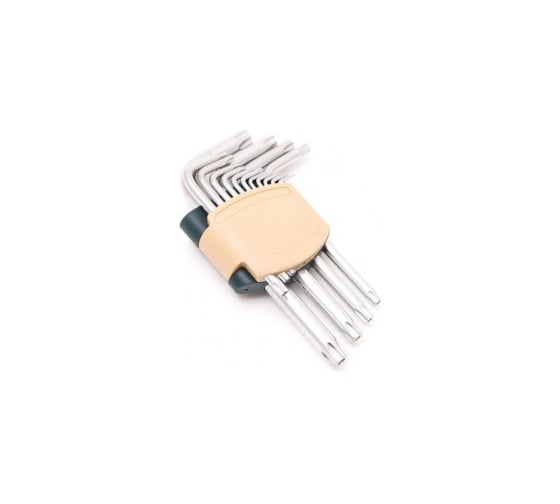 Изображение товара Набор ключей Rockforce TORX Г-образных с отверстием,15 предметов RF-5151T(26063)