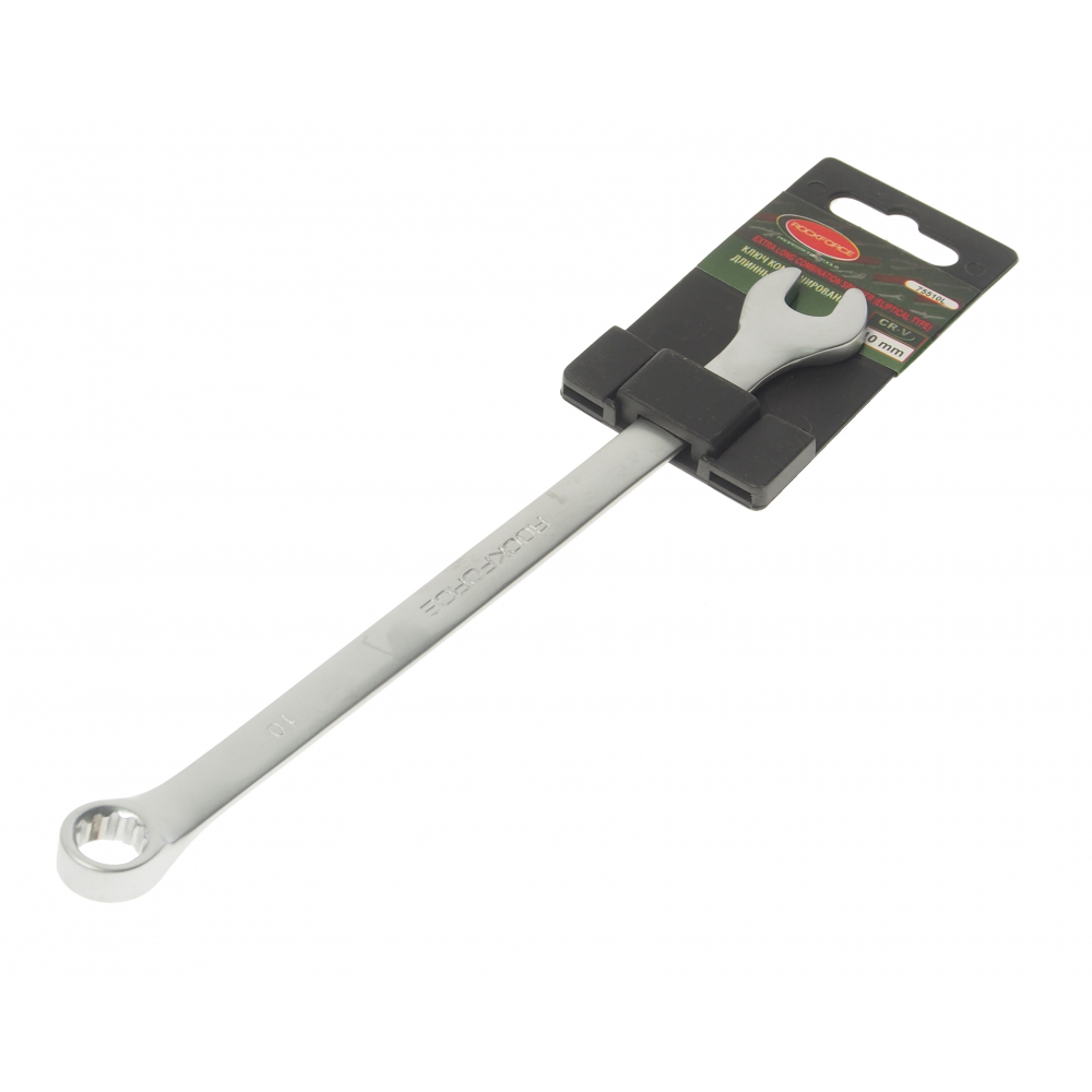 Купить Комбинированный удлиненный ключ rockforce 10мм, на пластиковом держателе rf-75510l