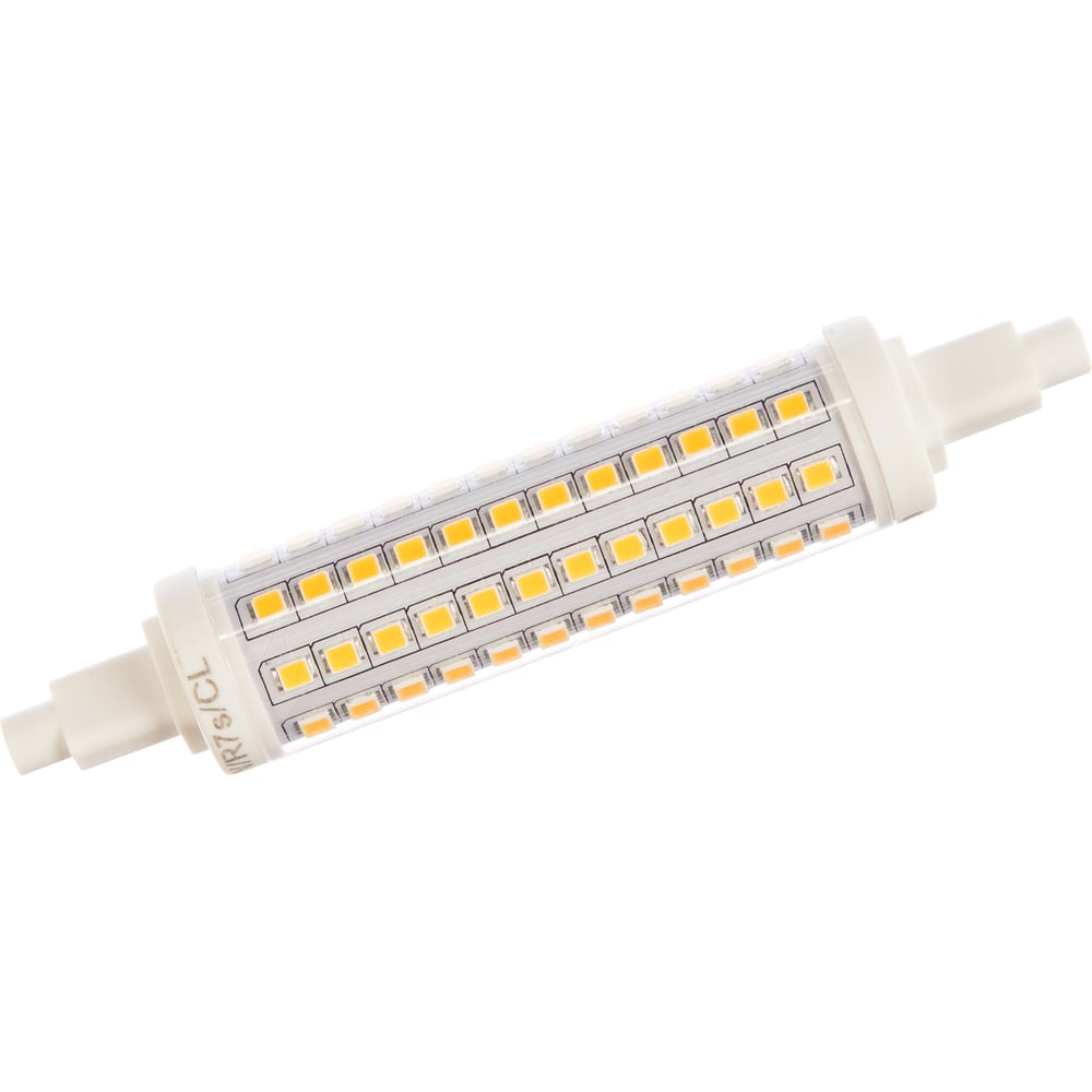 фото Светодиодная лампа uniel прозрачная led-j118-12w/ww/r7s/cl plz06wh ul-00001555